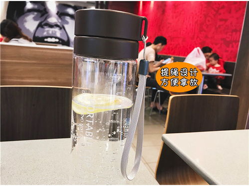 韓版透明塑料杯 運動防摔與時尚兼備的日常伴侶